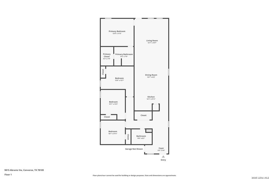 2D floor plan layout of this home in Randolph Crossing, Converse, TX (Image 3). 2D floor plan layout of this home in Randolph Crossing, Converse, TX (Image 3).