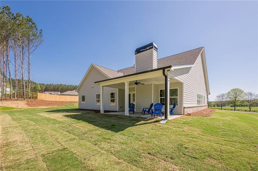 Front exterior of a new home in , Covington, GA, highlighting curb appeal (Image 23).