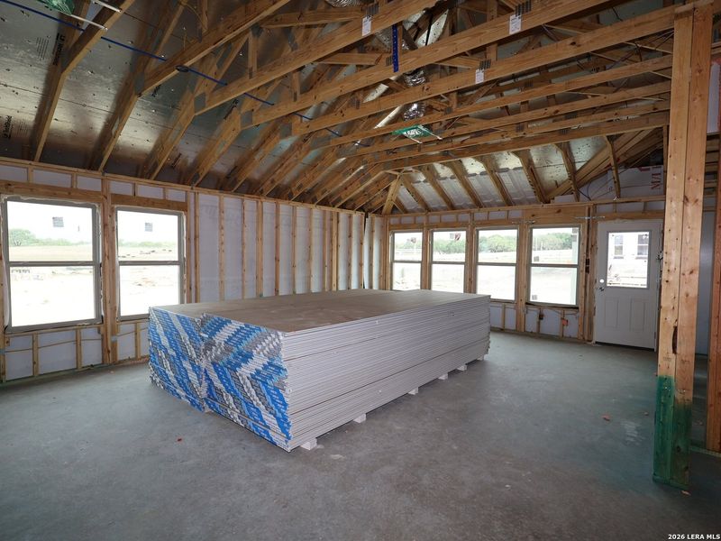 In-progress construction of a new home in Greenspoint Heights, Seguin, TX (Image 26). In-progress construction of a new home in Greenspoint Heights, Seguin, TX (Image 26).