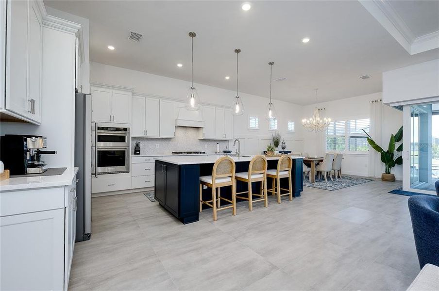 Furnished interior view inside a new home in , Englewood (Image 50).