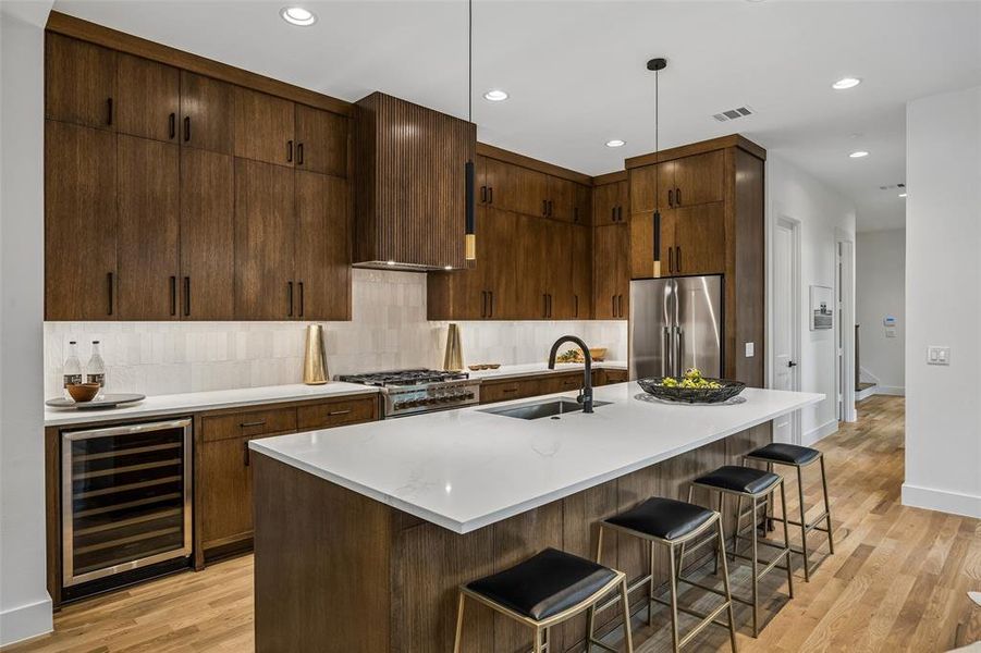 Furnished interior view inside a new home in , Dallas (Image 10).