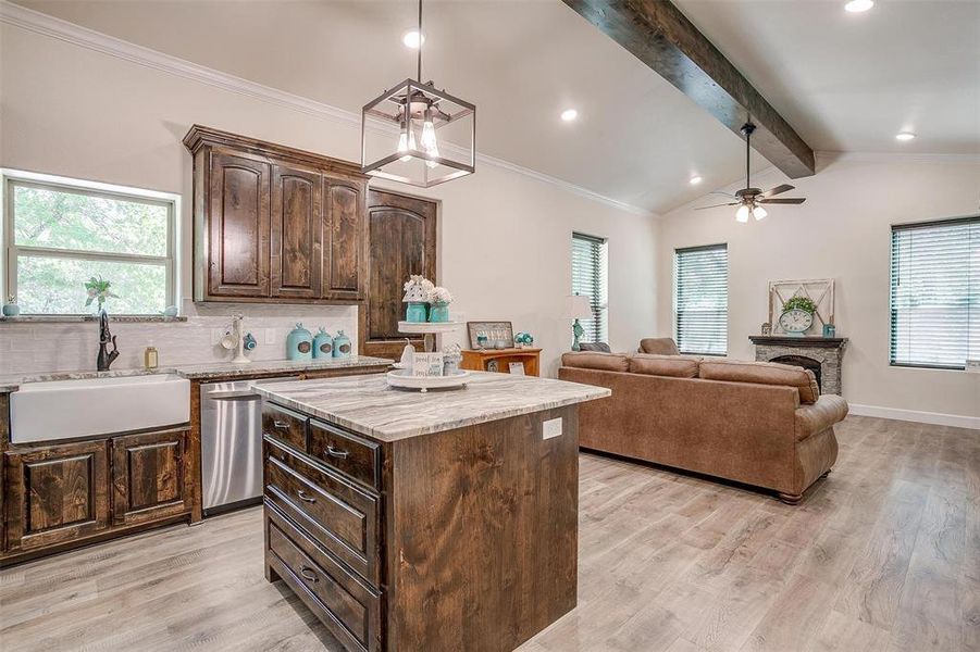 Furnished interior view inside a new home in , Perrin (Image 5).