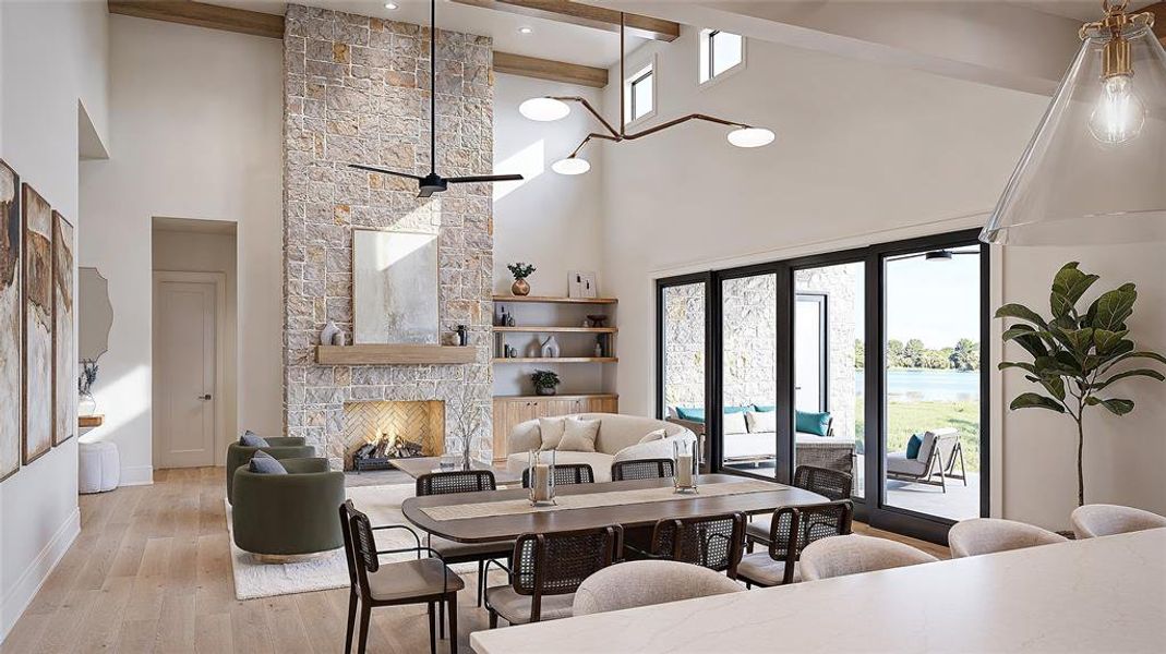 Furnished interior view inside a new home in , Tool (Image 6).