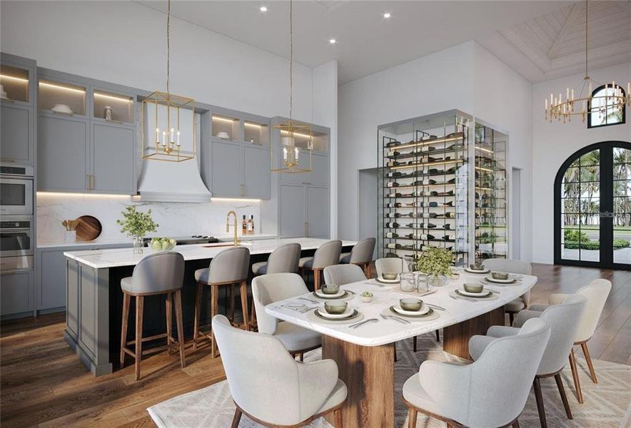 Furnished interior view inside a new home in , Sarasota (Image 4).