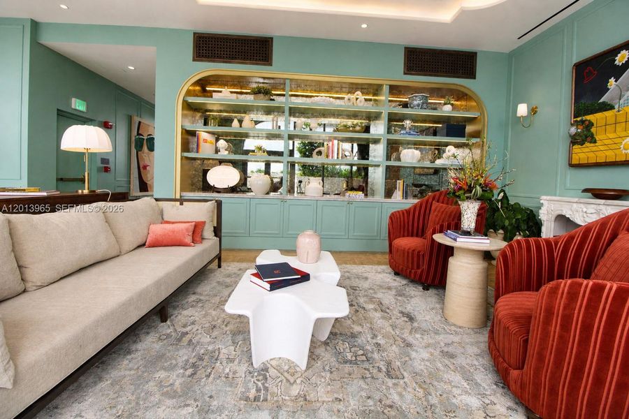 Furnished interior view inside a new home in , Miami (Image 8).
