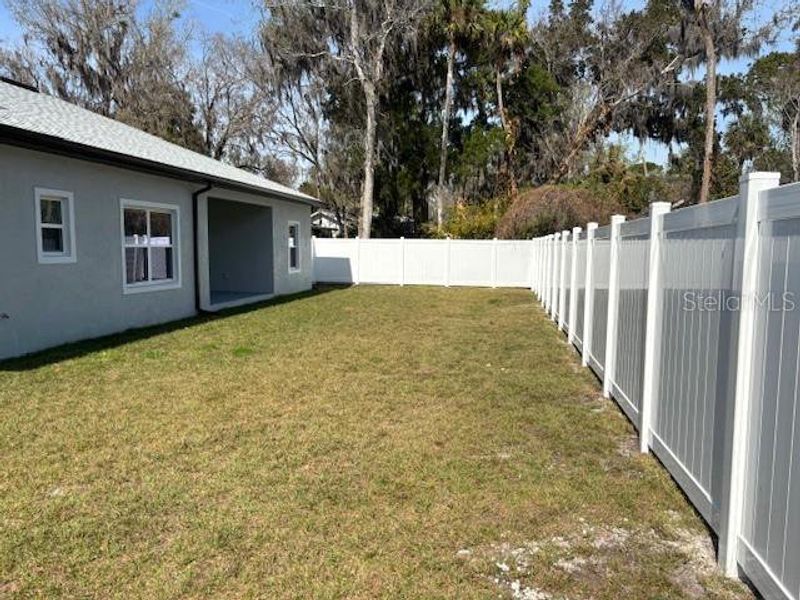 Exterior details and patio area of a home in , New Smyrna Beach (Image 3). Exterior details and patio area of a home in , New Smyrna Beach (Image 3).