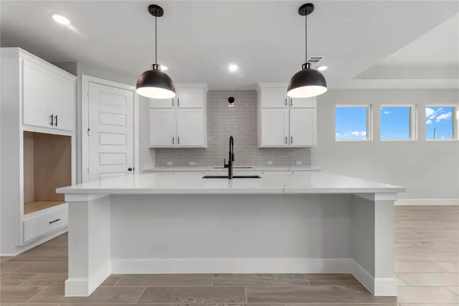 Furnished interior view inside a new home in Grange - 55', Katy (Image 6).