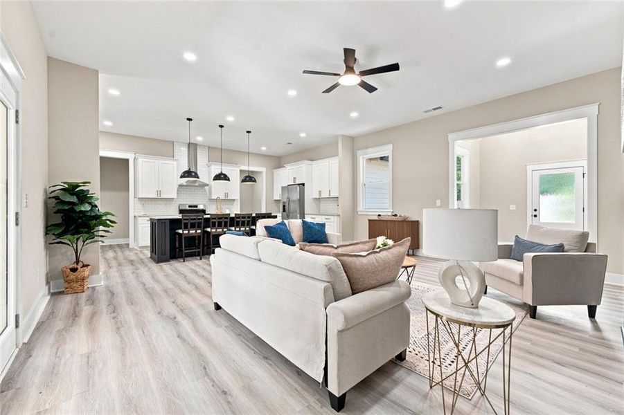Furnished interior view inside a new home in , Douglasville (Image 35).