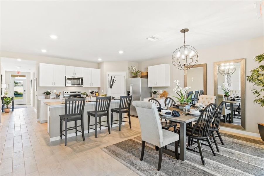 Furnished interior view inside a new home in Gulf Cove, Port Charlotte (Image 10).