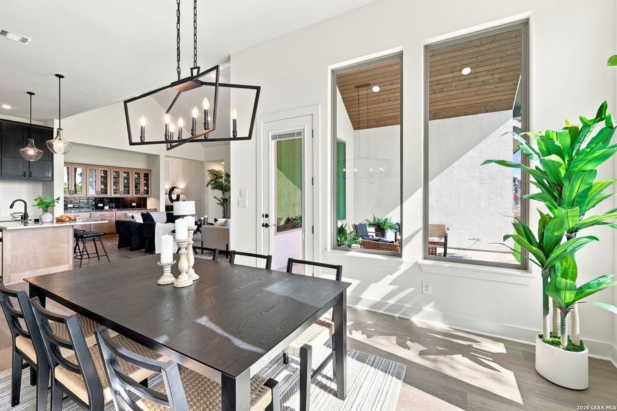 Furnished interior view inside a new home in Shavano Highlands, San Antonio (Image 12).