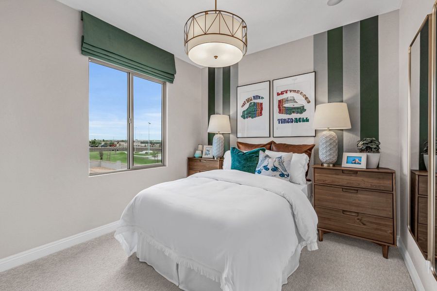 Bedroom | Chartreuse | Greenpointe at Eastmark | New homes in Mesa, Arizona | Landsea Homes