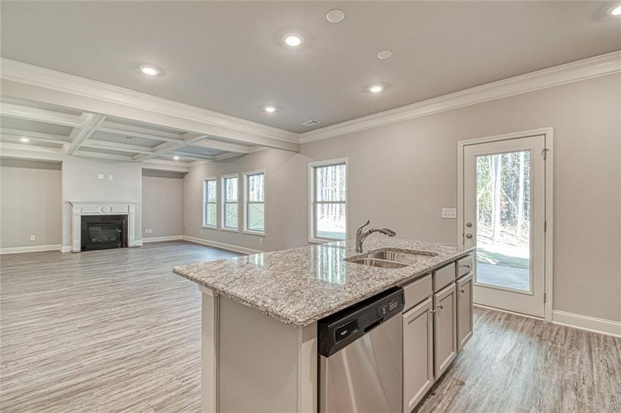 Furnished interior view inside a new home in Enclave at Logan Point, Loganville (Image 9).