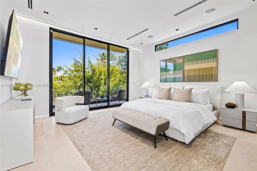 Furnished interior view inside a new home in , Miami Beach (Image 13). Furnished interior view inside a new home in , Miami Beach (Image 13).