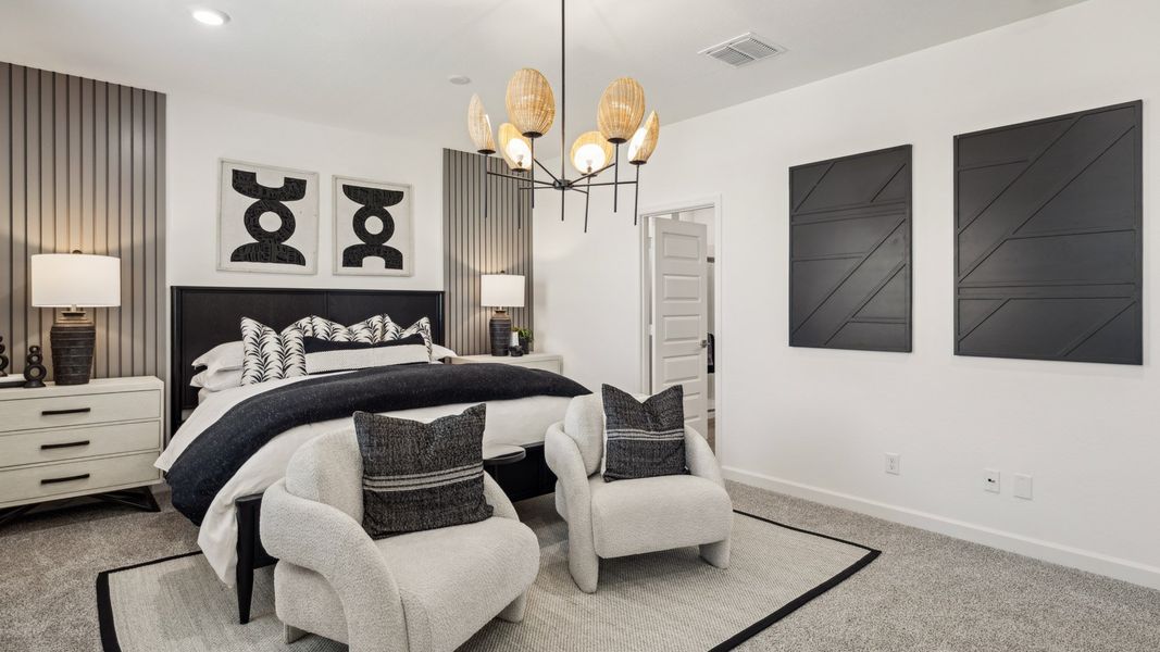 Furnished interior view inside a new home in Remington, Buckeye (Image 17).