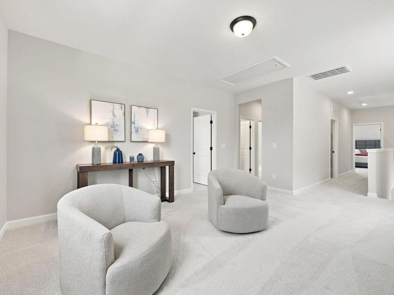 Furnished interior view inside a new home in Forestville Yard, Knightdale (Image 18).