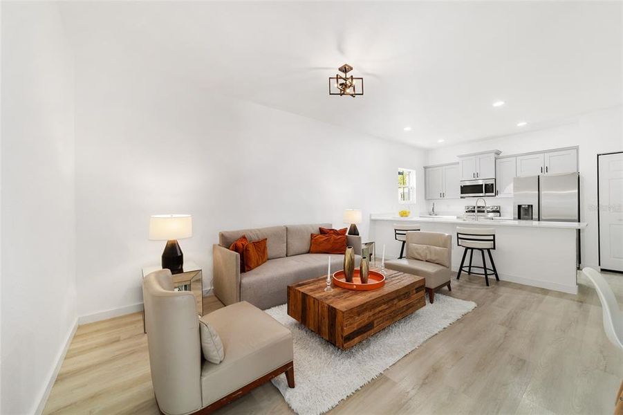 Furnished interior view inside a new home in , Ocala (Image 9).
