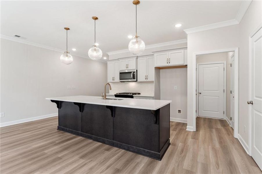 Furnished interior view inside a new home in Cherokee Township, Acworth (Image 8).
