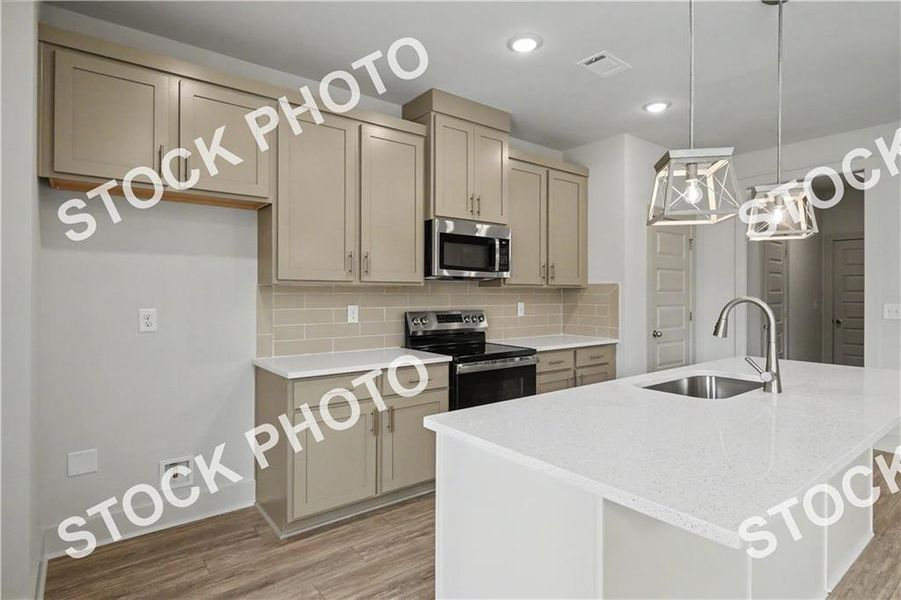 Furnished interior view inside a new home in , Norcross (Image 9).