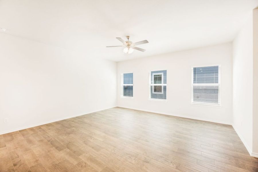 Representative exterior photo of a completed home built from the Lockhart by Impression Homes in Heartland, Heartland, TX (Image 10). Representative exterior photo of a completed home built from the Lockhart by Impression Homes in Heartland, Heartland, TX (Image 10).