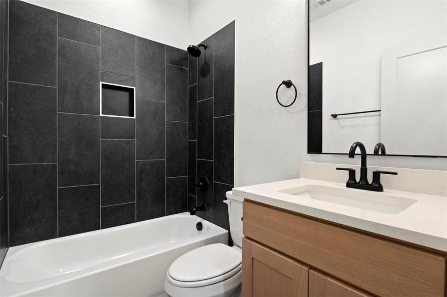 Furnished interior view inside a new home in , Italy (Image 5).