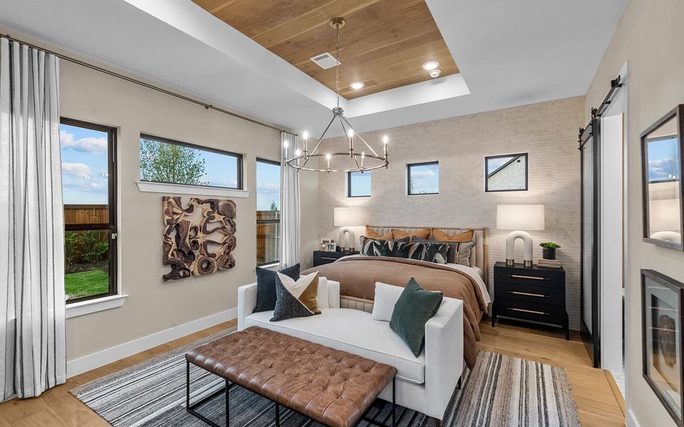 Furnished interior view inside a new home in The Grove Frisco, Frisco (Image 6).