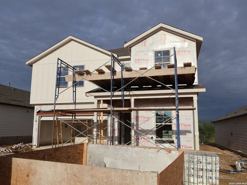 In-progress construction of a new home in Mesquite Ridge, San Antonio, TX (Image 28).