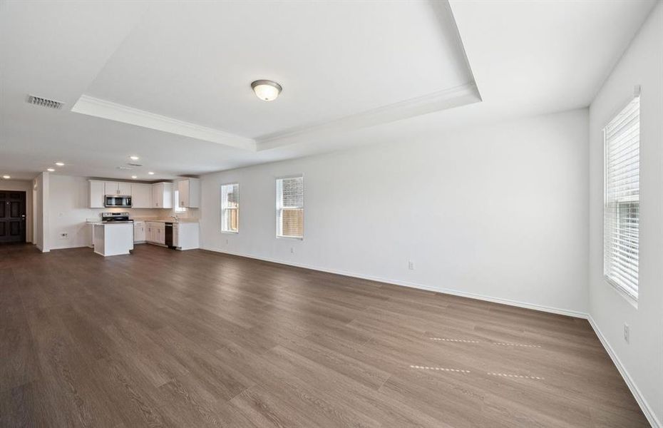 Gathering room with view of main living areas Gathering room with view of main living areas