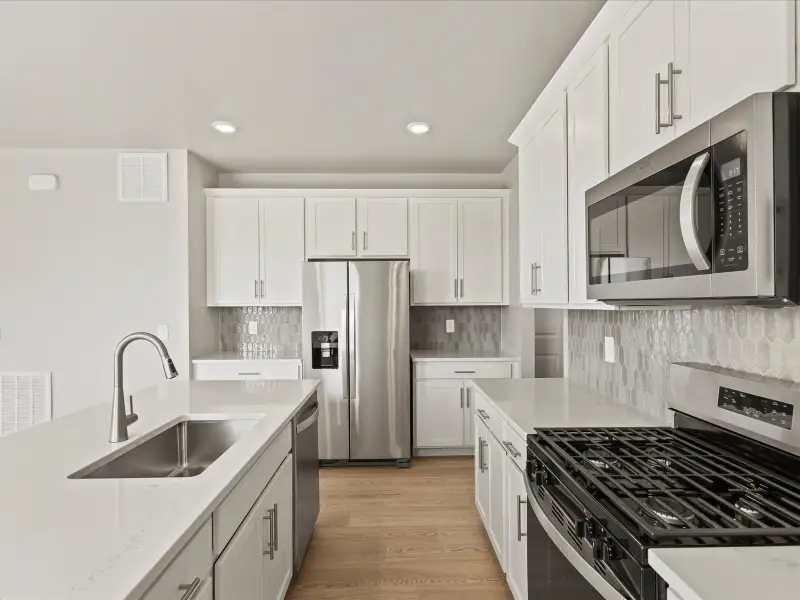 The Chatfield floorplan image taken at a Meritage Homes community in Johnstown, CO