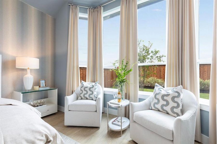 Furnished interior view inside a new home in Trinity Falls, McKinney (Image 10).