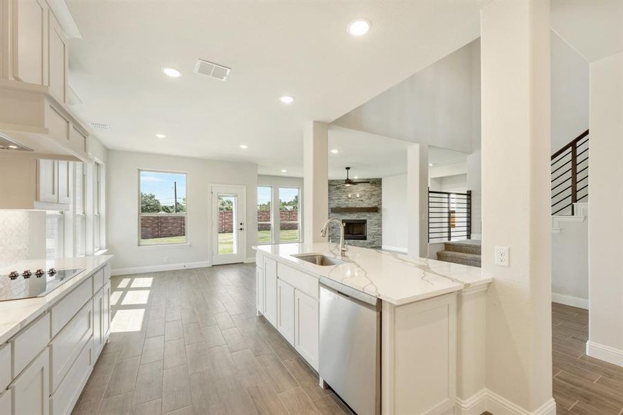 Furnished interior view inside a new home in Mockingbird Hills 60-65, Joshua (Image 9).