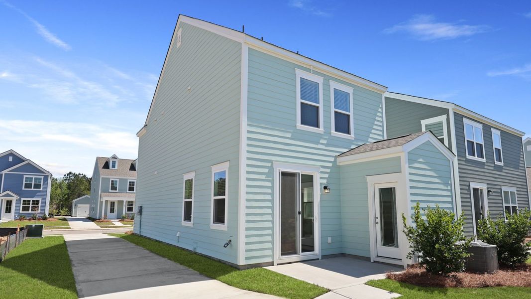 Front exterior of a new home in Sheep Island, Summerville, SC, highlighting curb appeal (Image 2).