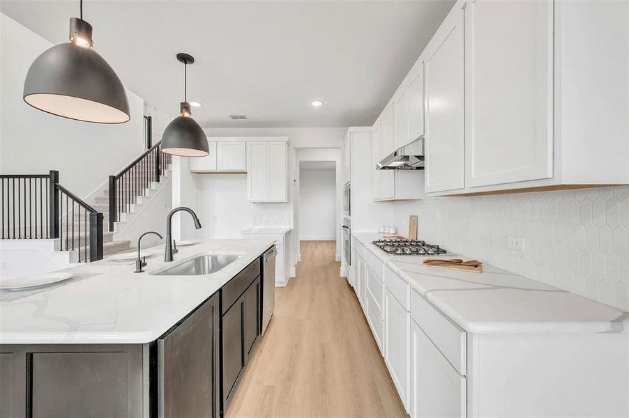 Furnished interior view inside a new home in Vintage Village, Argyle (Image 7). Furnished interior view inside a new home in Vintage Village, Argyle (Image 7).