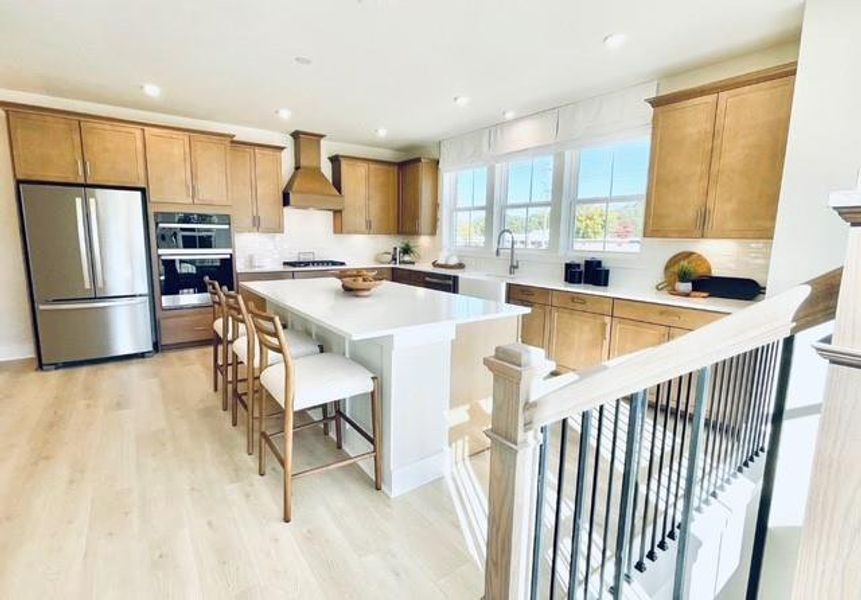 Furnished interior view inside a new home in Towne Village at Suwanee Dam, Sugar Hill (Image 7).