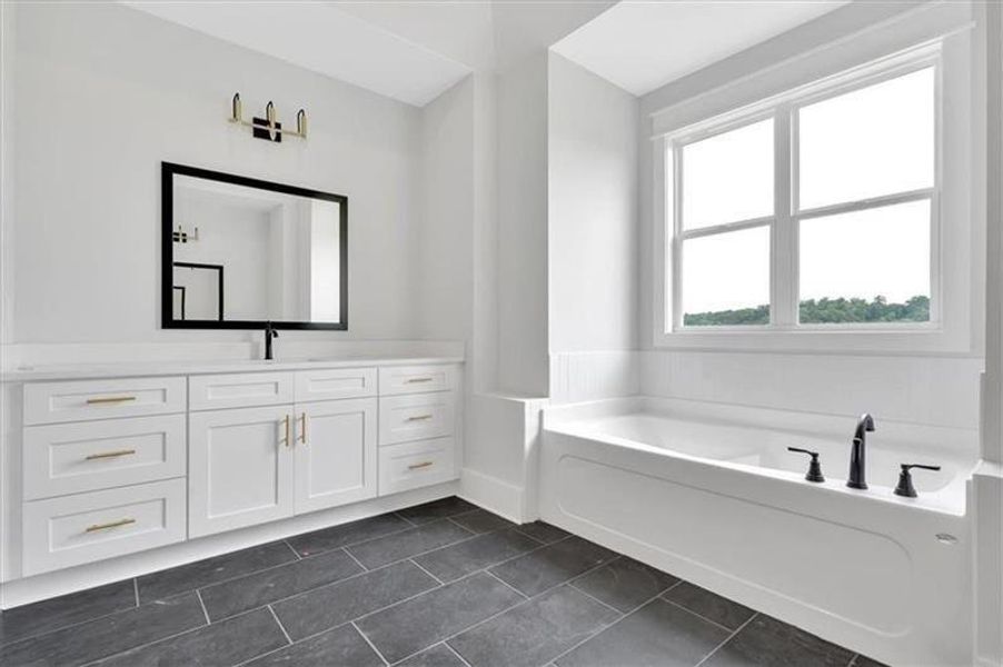 Furnished interior view inside a new home in , Rydal (Image 11).