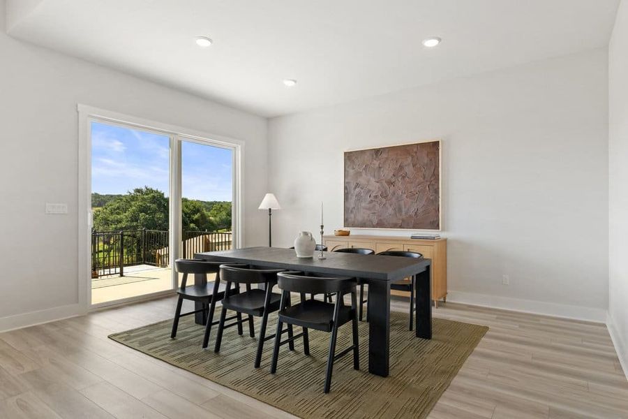 Furnished interior view inside a new home in Lariat, Liberty Hill (Image 12).