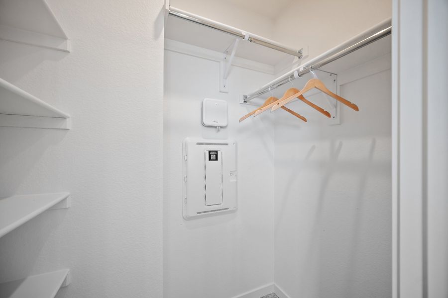 Spacious, unfurnished interior of a new home in The Commons at Victory Ridge, Colorado Springs (Image 17).