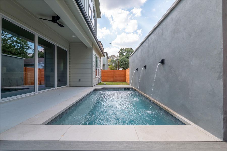 Exterior details and patio area of a home in , Austin (Image 25). Exterior details and patio area of a home in , Austin (Image 25).