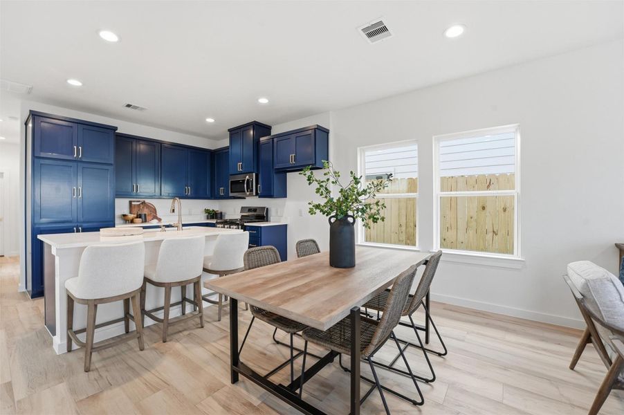Furnished interior view inside a new home in , La Porte (Image 15).