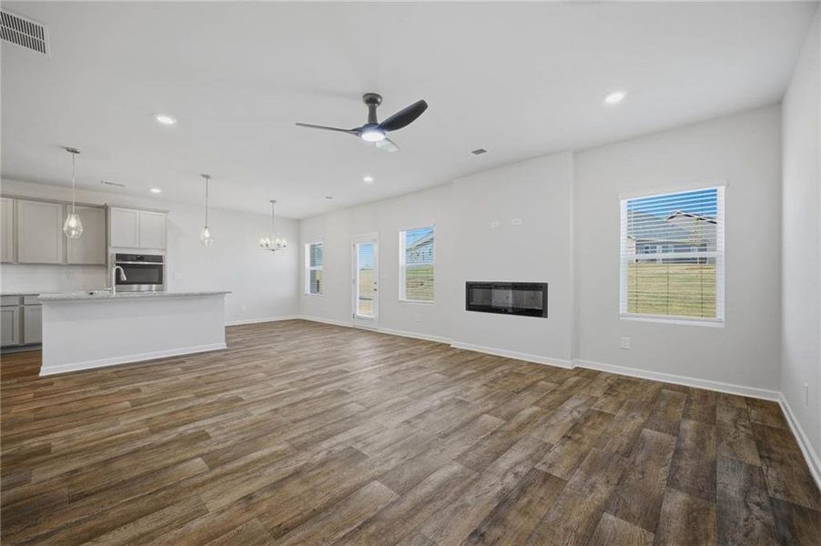 Spacious, unfurnished interior of a new home in Preserve at AG Village, Perry (Image 36). Spacious, unfurnished interior of a new home in Preserve at AG Village, Perry (Image 36).