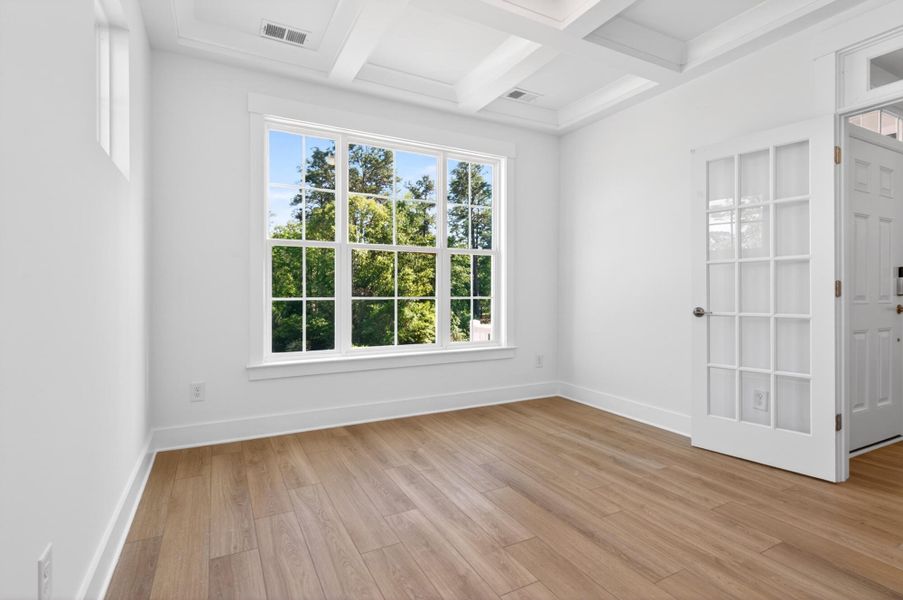 Spacious, unfurnished interior of a new home in The Village at Horse Creek, Graniteville (Image 12).