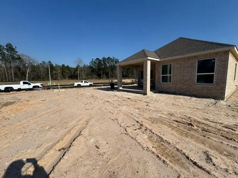 In-progress construction of a new home in Evergreen, Conroe, TX (Image 19).