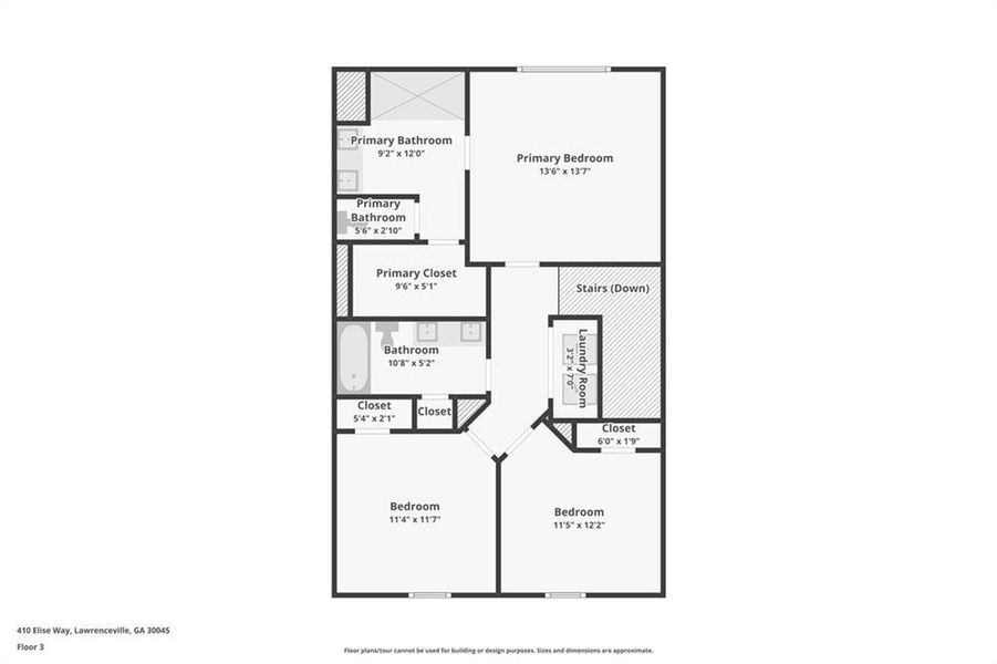 2D floor plan layout of this home in , Lawrenceville, GA (Image 6). 2D floor plan layout of this home in , Lawrenceville, GA (Image 6).