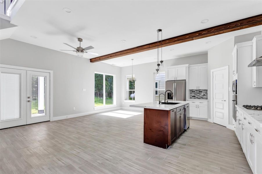 Furnished interior view inside a new home in , Houston (Image 11).