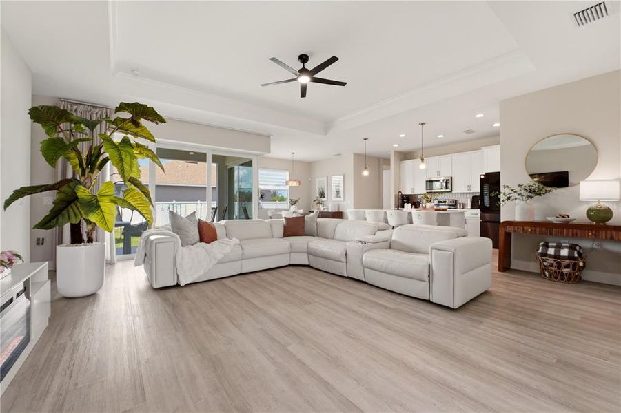 Furnished interior view inside a new home in , Port Charlotte (Image 12). Furnished interior view inside a new home in , Port Charlotte (Image 12).