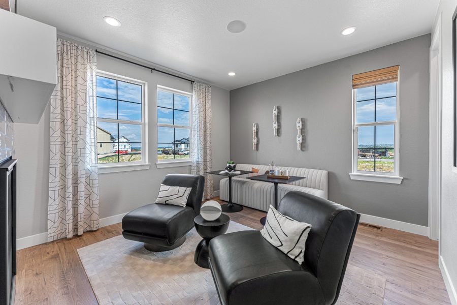 Furnished interior view inside a new home in Macanta, Castle Rock (Image 14).