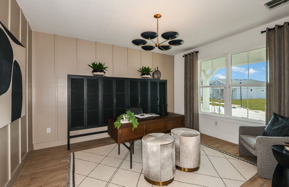 Furnished interior view inside a new home in Riverwood, Zephyrhills (Image 8).