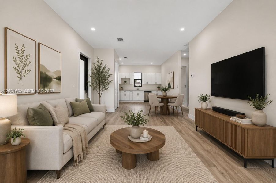Furnished interior view inside a new home in , Naples (Image 4).