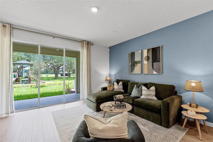 Furnished interior view inside a new home in Nona West, Orlando (Image 9).