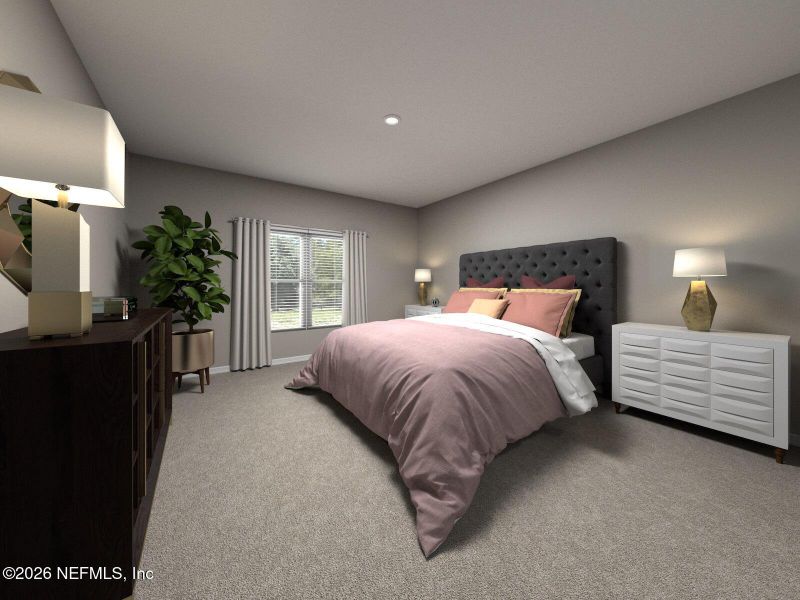 Furnished interior view inside a new home in Lakes at Bella Lago - Signature Series, Green Cove Springs (Image 4).