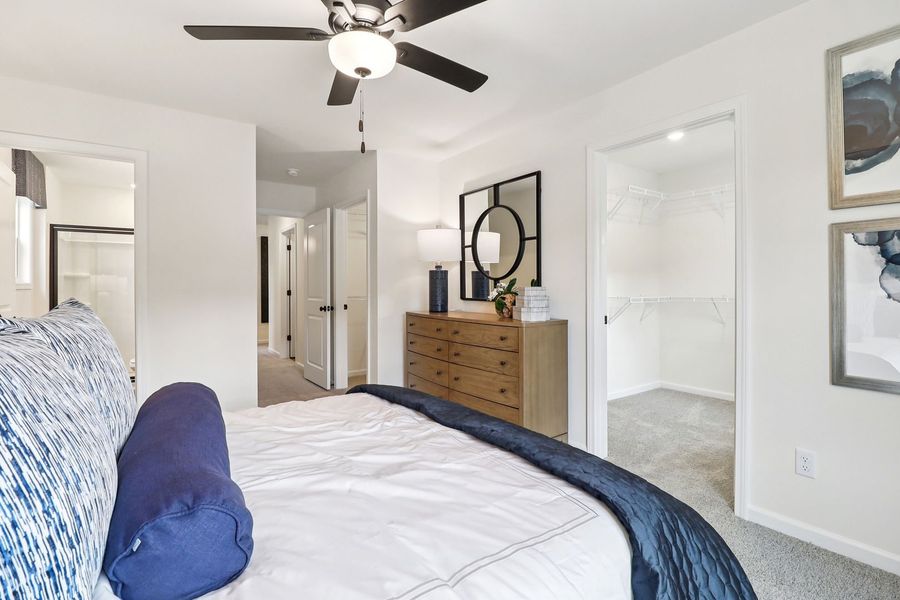 Furnished interior view inside a new home in Victorywoods Village Townhomes, Columbia (Image 26). Furnished interior view inside a new home in Victorywoods Village Townhomes, Columbia (Image 26).